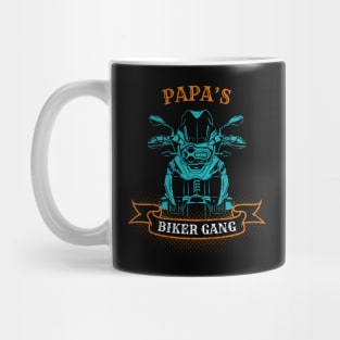 Papa's Biker Gang Father's Day Mug